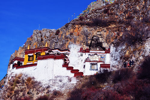 Lhasa city, Barkhor street, Jokhang temple, Drak Yerpa monas