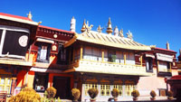 Jokhang temple, barkhor street, lhasa