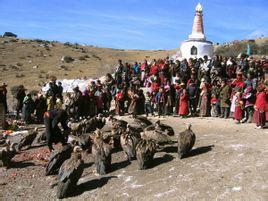 Sky Burial Custom in Tibet