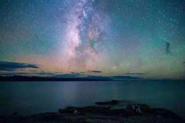 Starry Sky at Namtso Lake